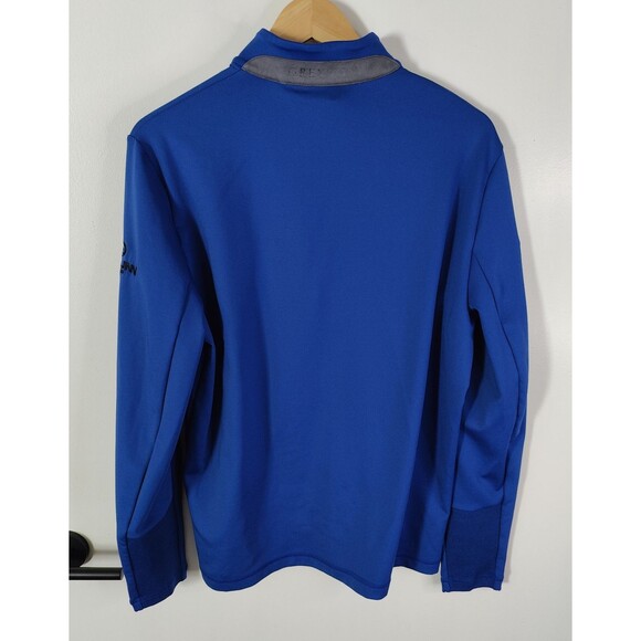 Greyson Medium Golf Pullover 1/4 Lightweight Performance Quarter Zip Blue Navy - Picture 3 of 9
